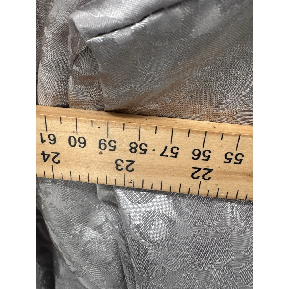 Vintage Alexis Dress 16W Champagne Beige Leopard Print Pleated Drop Waist Long S - Picture 3 of 8